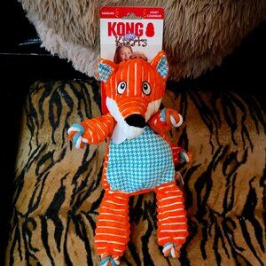 Kong Dog Knots Fox Toy med/ large New!